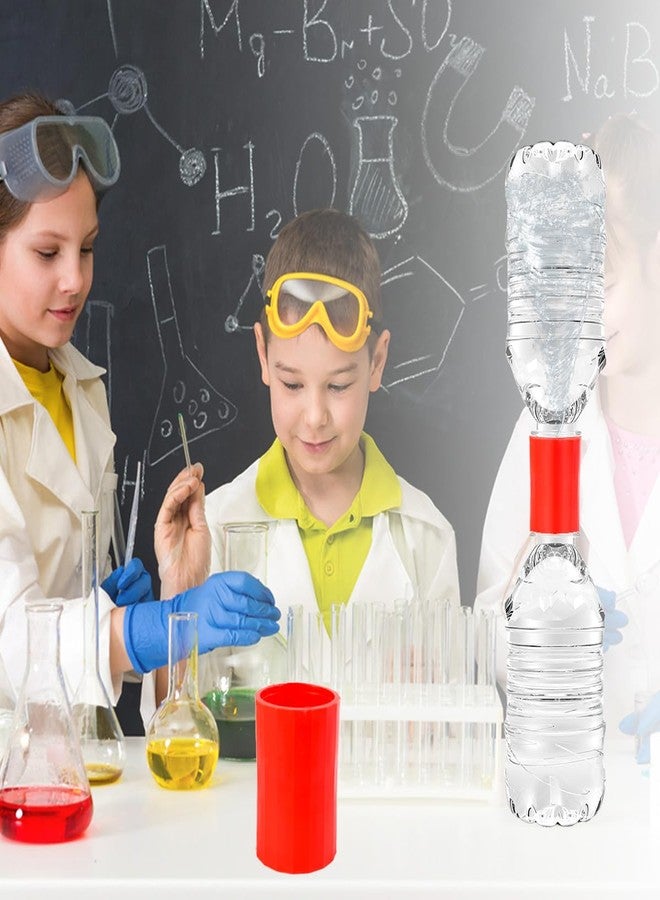 Taefuwr 20PCS Cyclone Tube Connector, Water Maker Vortex Toys, Tube Bottle Connector, Geyser Simulator, Vortex Connector, Cyclone in a Bottle for Scientific Experiment, 5Colors(Red/Green/Blue/Yellow/Purple) - Image 5